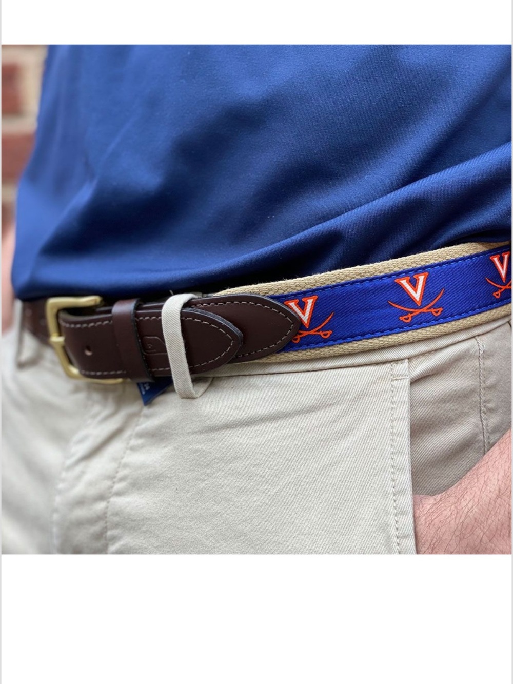 Vineyard Vines UVA Virginia Belt - Picture 12 of 13
